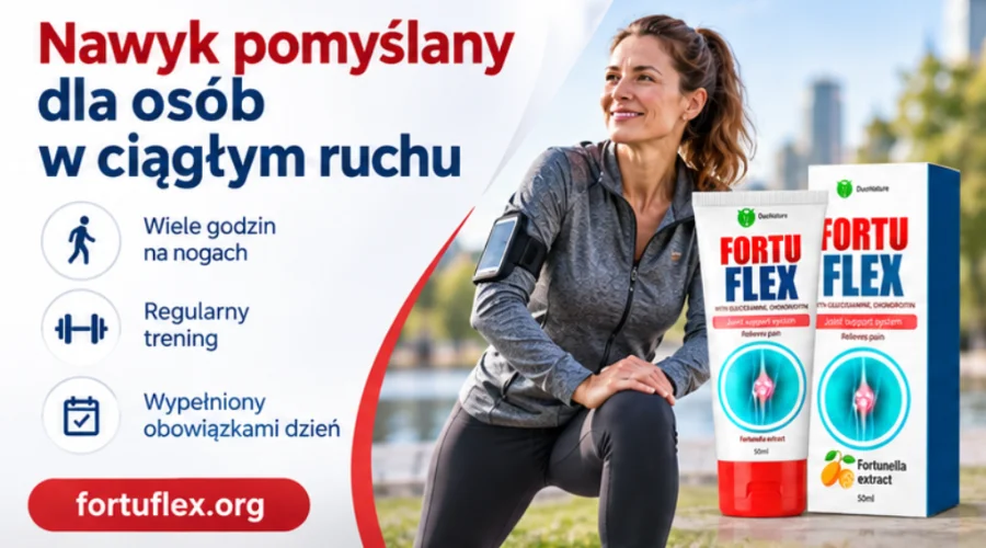 Fortuflex — κρέμα για αρθρώσεις και μύες για δραστήριους ανθρώπους